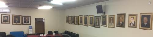Galeria de retratos na sede da Subseção